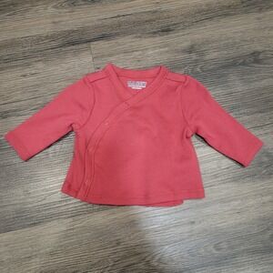 Old Navy Baby Top Newborn Snap Front Long Sleeve‎ Shirt